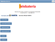 Tablet Screenshot of bateriasdecoche.org